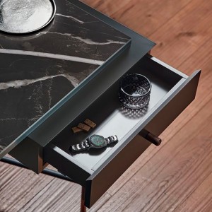 Escritorio Vanity Espejo Mármol de Bontempi. Escritorios modernos de diseño italiano.