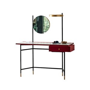 Escritorio Vanity Espejo Mármol de Bontempi. Escritorios modernos de diseño italiano.