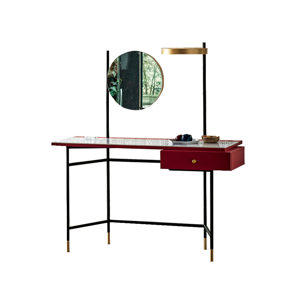 Escritorio Vanity Espejo Mármol de Bontempi. Escritorios modernos de diseño italiano.