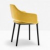Sillón Vic 645 de Pedrali. Sillas modernas. Sillones tapizados de diseño.