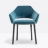 Sillón Vic 645 de Pedrali. Sillas modernas. Sillones tapizados de diseño.