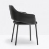 Sillón Vic Metal 647/646 Pedrali Pedrali de Pedrali. Sillas modernas. Sillas de diseño contract.