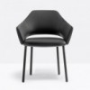 Sillón Vic Metal 647/646 Pedrali Pedrali de Pedrali. Sillas modernas. Sillas de diseño contract.