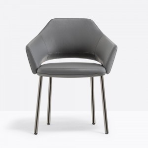 Sillón Vic Metal 647/646 Pedrali Pedrali de Pedrali. Sillas modernas. Sillas de diseño contract.