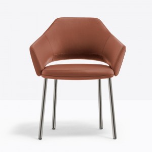Sillón Vic Metal 647/646 Pedrali Pedrali de Pedrali. Sillas modernas. Sillas de diseño contract.