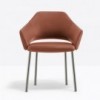Sillón Vic Metal 647/646 Pedrali Pedrali de Pedrali. Sillas modernas. Sillas de diseño contract.