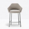 Taburete Vic Metal 649/648 de Pedrali. Taburetes de diseño. Taburetes moderno.
