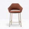 Taburete Vic Metal 649/648 de Pedrali. Taburetes de diseño. Taburetes moderno.