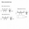 Mesa Arpa extensible cerámica de Tonin casa. Muebles modernos de hogar.