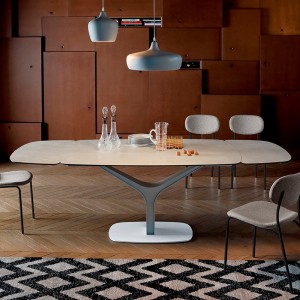 Mesa Ariston Extensible de Tonin casa. Muebles modernos de hogar.