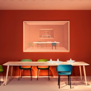 Mesa Babila de Pedrali. Mesas de diseño italiano. Mesas modernas de comedor.