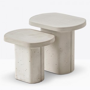 Mesa auxiliar Caementum de Pedrali. Mesas de diseño. Mesas auxiliares modernas.