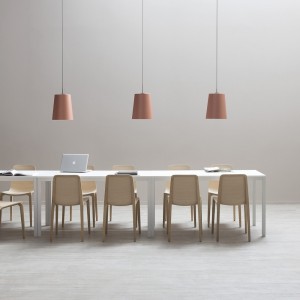 Mesa Kuadro Laminado de Pedrali. Mesas de diseño. Mesas modernas de comedor.