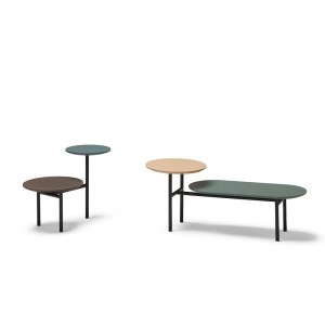 Mesa auxiliar Mika con dos alturas de Kendo