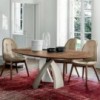 Mesa Eliseo Fija Madera de Tonin casa. Muebles modernos de hogar.