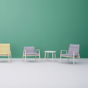 Mesa auxiliar Malmö Madera de Pedrali. Mesas auxiliares de diseño moderns.