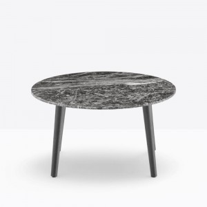 Mesa auxiliar Malmö Mármol de Pedrali. Mesas de diseño. Mesas modernas.