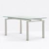Mesa Space de Pedrali. Mesas de diseño italiano. Mesas de vidrio modernas.