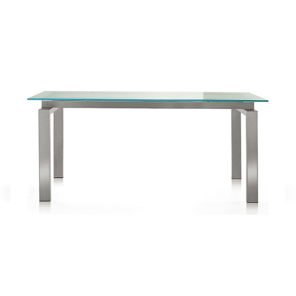 Mesa Space de Pedrali. Mesas de diseño italiano. Mesas de vidrio modernas.