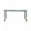 Mesa Space de Pedrali. Mesas de diseño italiano. Mesas de vidrio modernas.