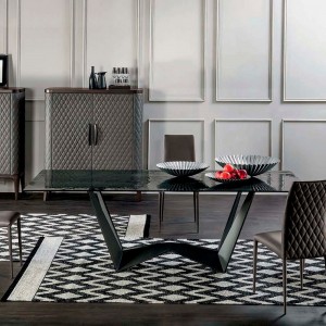 Mesa Reverse Recta de Tonin casa. Muebles modernos de hogar.