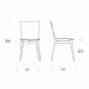 Silla Aria Wood de Tonin casa. Muebles modernos de hogar.