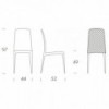 Silla Charm Élite de Tonin casa. Muebles modernos de hogar.