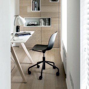 Silla Troy 4Star Polipropileno Magis. Silla de diseño moderno con ruedas.