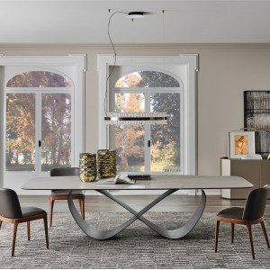 Mesa Butterfly Keramik de Cattelan Italia. Mesas de cerámica. Mesas de comedor.