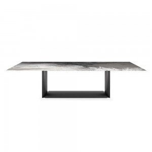 Mesa Dragon CrystalArt de Cattelan Italia. Mesa de comedor. Mesas de cristal.