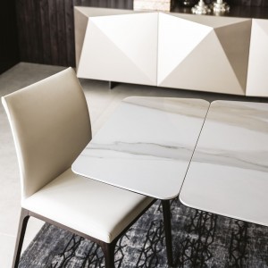 Mesa Duffy Keramik Drive de Cattelan Italia. Mesas modernas de cerámica.