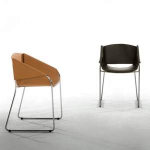 Silla Simply de Tonin casa. Sillas modernas de cuero