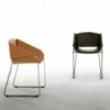 Silla Simply de Tonin casa. Sillas modernas de cuero