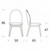Silla Sorrento Easy de Tonin casa. Muebles modernos de hogar.