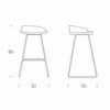 Taburete Brend de Tonin casa. Muebles modernos de hogar.