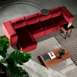 Sofá Astoria de Tonin casa. Muebles modernos de hogar.