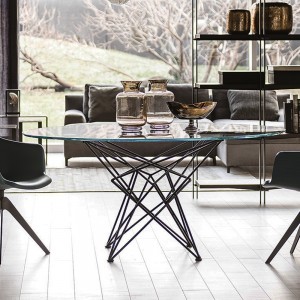 Mesa Gordon de Cattelan Italia. Muebles modernos italianos. Mesas de comedor.