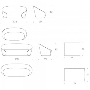 Sofá Mama de Tonin casa. Muebles modernos de hogar.