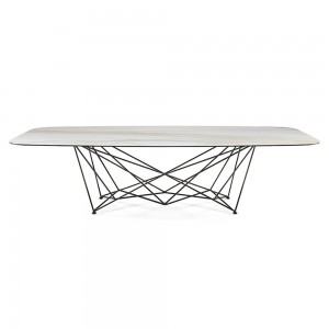 Mesa Gordon Keramik de Cattelan Italia. Mesa de comedor de diseño italiano.