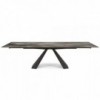 Mesa Eliot CrystalArt Drive de Cattelan Italia con diseño moderno y elegante con acabados de lujo.