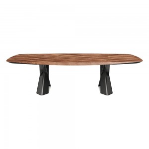 Mesa Mad Max Wood Versión A de Cattelan Italia es una mesa moderna y elegante con acabados de lujo.