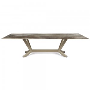 Mesa Planer CrystalArt de Cattelan Italia. Mesa de diseño para salón.