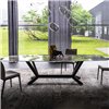 Mesa Planer CrystalArt de Cattelan Italia. Mesa de diseño para salón.