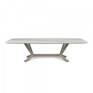 Mesa Planer Keramik de Cattelan Italia. Mesa moderna de salón. Mesa de diseño.