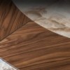 Mesa Planer Round Ker-Wood de Cattelan Italia para comedor. Mesa de diseño.