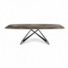 Mesa Premier CrystalArt de Cattelan Italia. Mobiliario de diseño moderno.