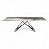 Mesa Premier CrystalArt de Cattelan Italia. Mobiliario de diseño moderno.