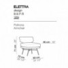 Butaca Elettra de Arflex. Sofás y butacas modernas.