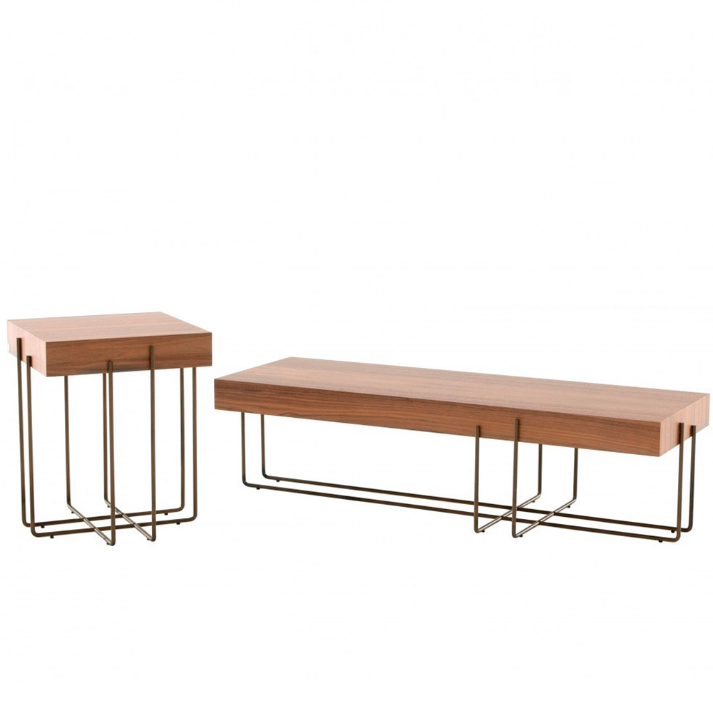 Mesa de centro Cruz de Tonin casa. Muebles modernos de hogar.