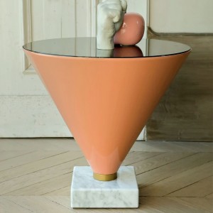 Mesa auxiliar Flute de Tonin casa. Muebles modernos de hogar.